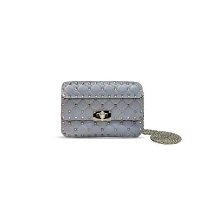 VALENTINO SMALL NAPPA ROCKSTUD SPIKE BAG 5W2B0123NAPI18 (20*11.5*5cm)